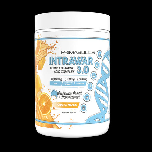 Intrawar Complete Amino Complex Orange Mango Powder-Primabolics-Matakana Pharmacy